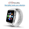 4.2 Android or Above SmartPhones by starrybay (BB-white)/Make calls/Support SIM/TF for Apple Iphone 5s/6/6s/Smart-watch Sweatproof Smart Watch Phone /bluetooth 4.0/Easy connection