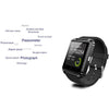 Watch for Android smartphones and iPhone(Black), GeekEra U Watch Smart Watch Bluetooth