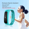 Talkband Wristband OLED Screen Pedometer Fitness Sleep Monitor Sport Tracking Activity Tracker and Smart Notifications for IOS Android Devices - WEMELODY® 2015 New Bluetooth Earphone Smart Bracelet Call