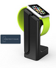 Apple Watch Stand - High Quality Plastic build cradle holds Apple Watch - Comfortable viewing angle easy use quick connection for both models Apple Watch [38mm and 42mm] - Apple Watch Charging Stand