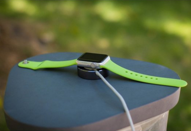 Boonix iWatch Mini Charging Dock, Prime Metal Fashion Docking Platform, New Version Anti-Slip Holder - Apple Watch Stand